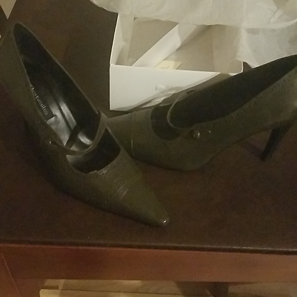 Olive Green Heels
